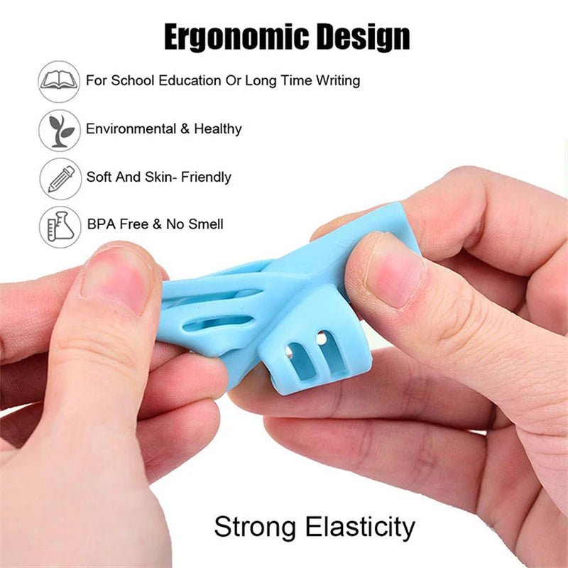 2Pcs/Set Montessori Early Learning Baby Hold Pencil Corrector