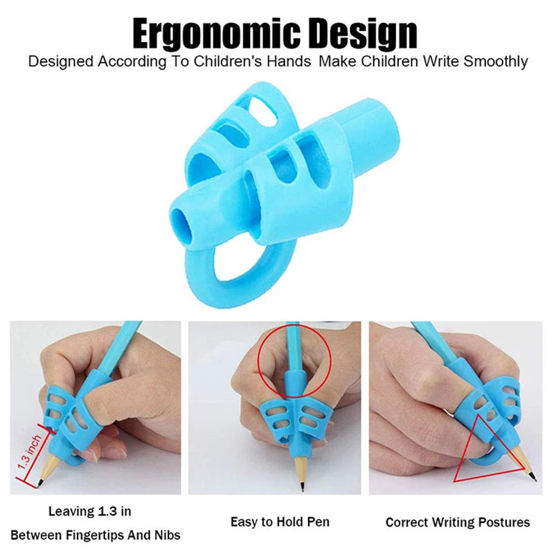 2Pcs/Set Montessori Early Learning Baby Hold Pencil Corrector