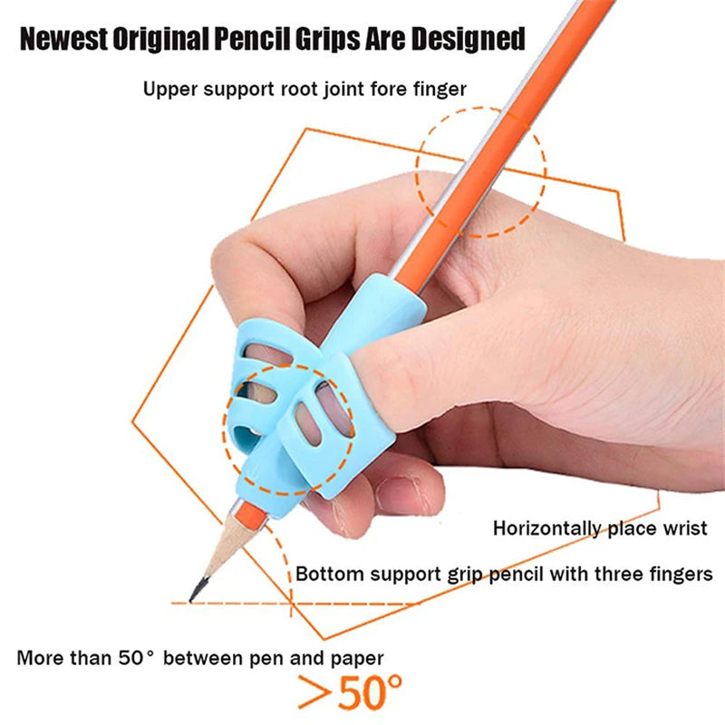 2Pcs/Set Montessori Early Learning Baby Hold Pencil Corrector