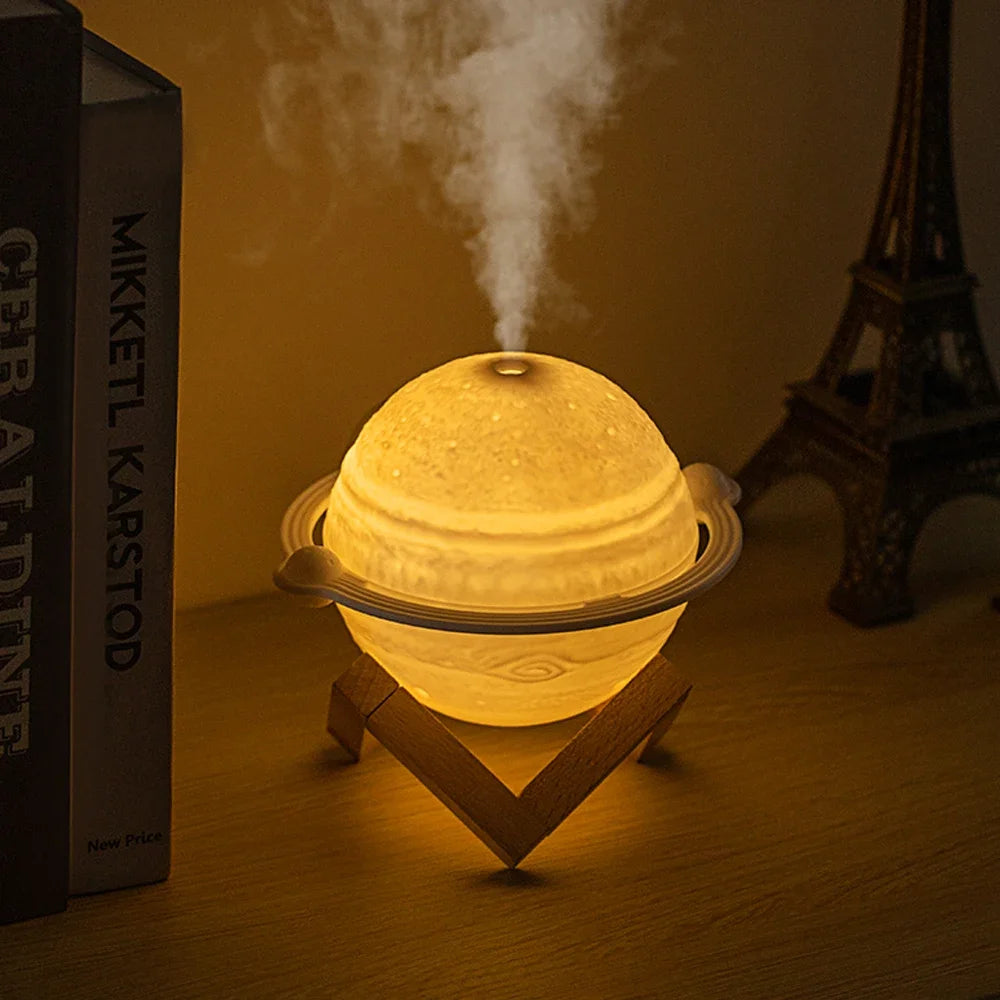 New Little Night Light Planet Humidifier 
