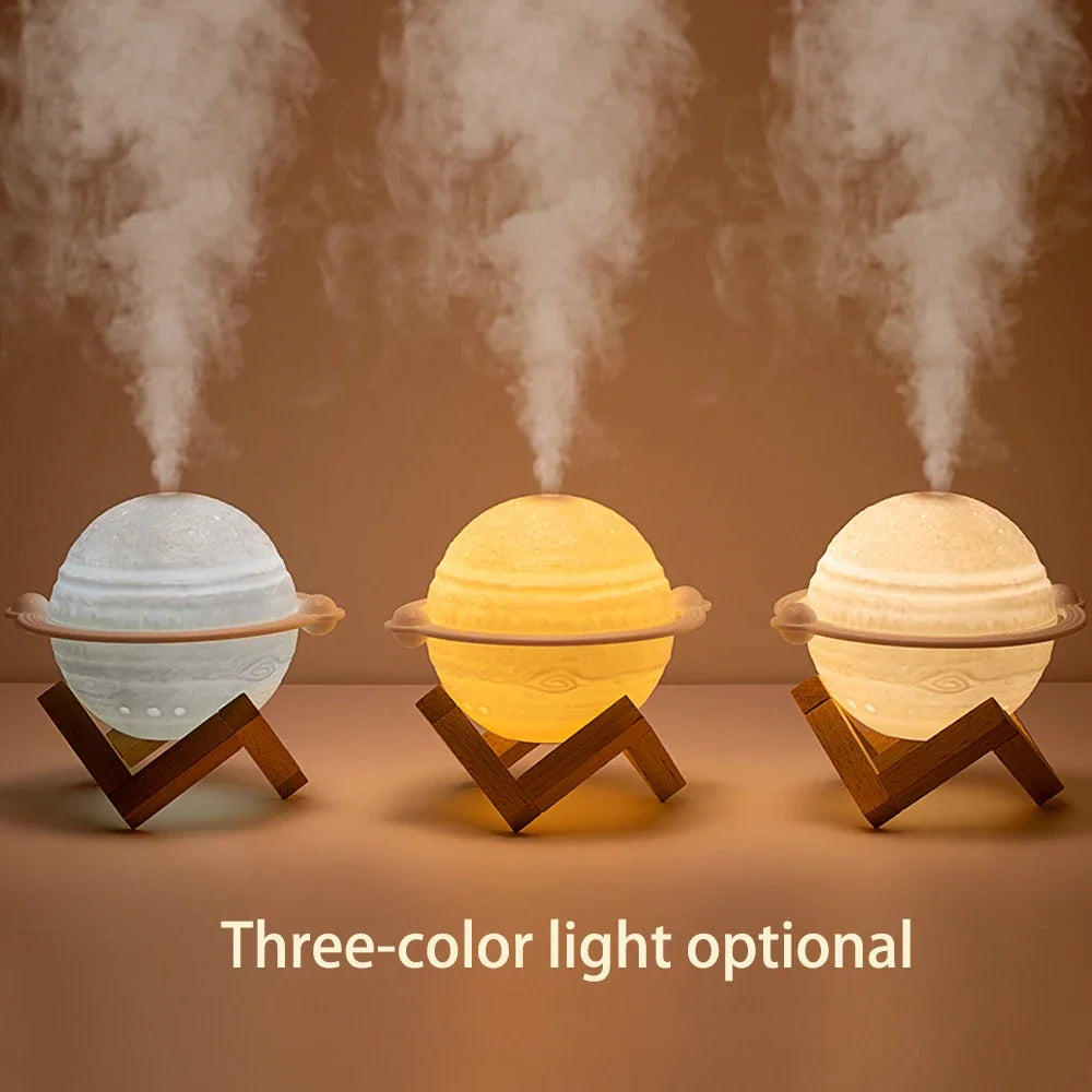 New Little Night Light Planet Humidifier 